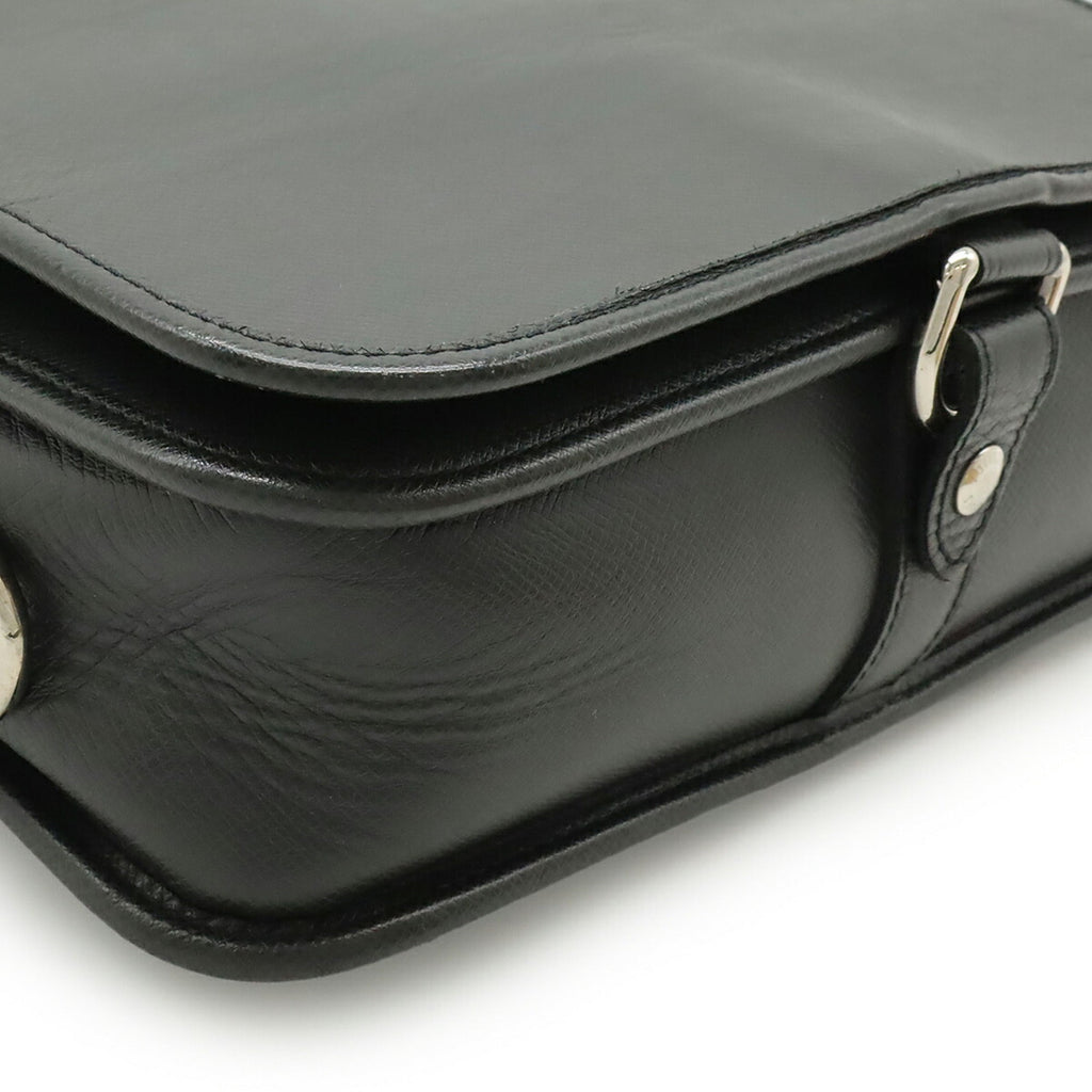 Louis Vuitton Ardoise Black Taiga Leather Shoulder Bag (Pre-Owned)