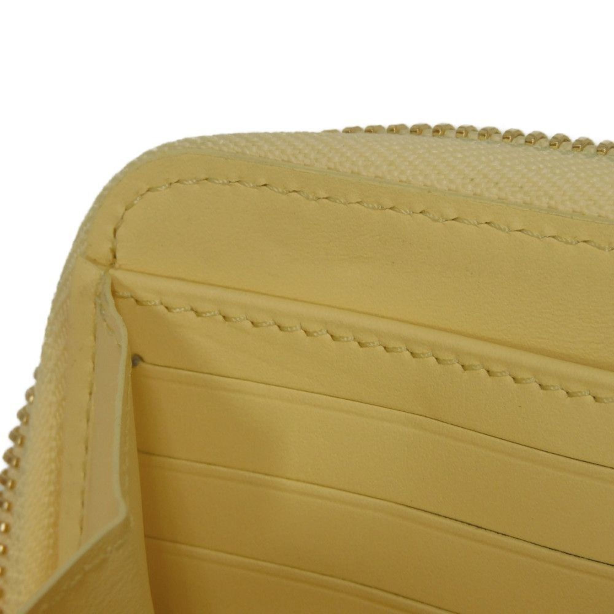 Louis Vuitton Monogram Jaune Yellow Leather Coin Purse/Coin Case (Pre-Owned)