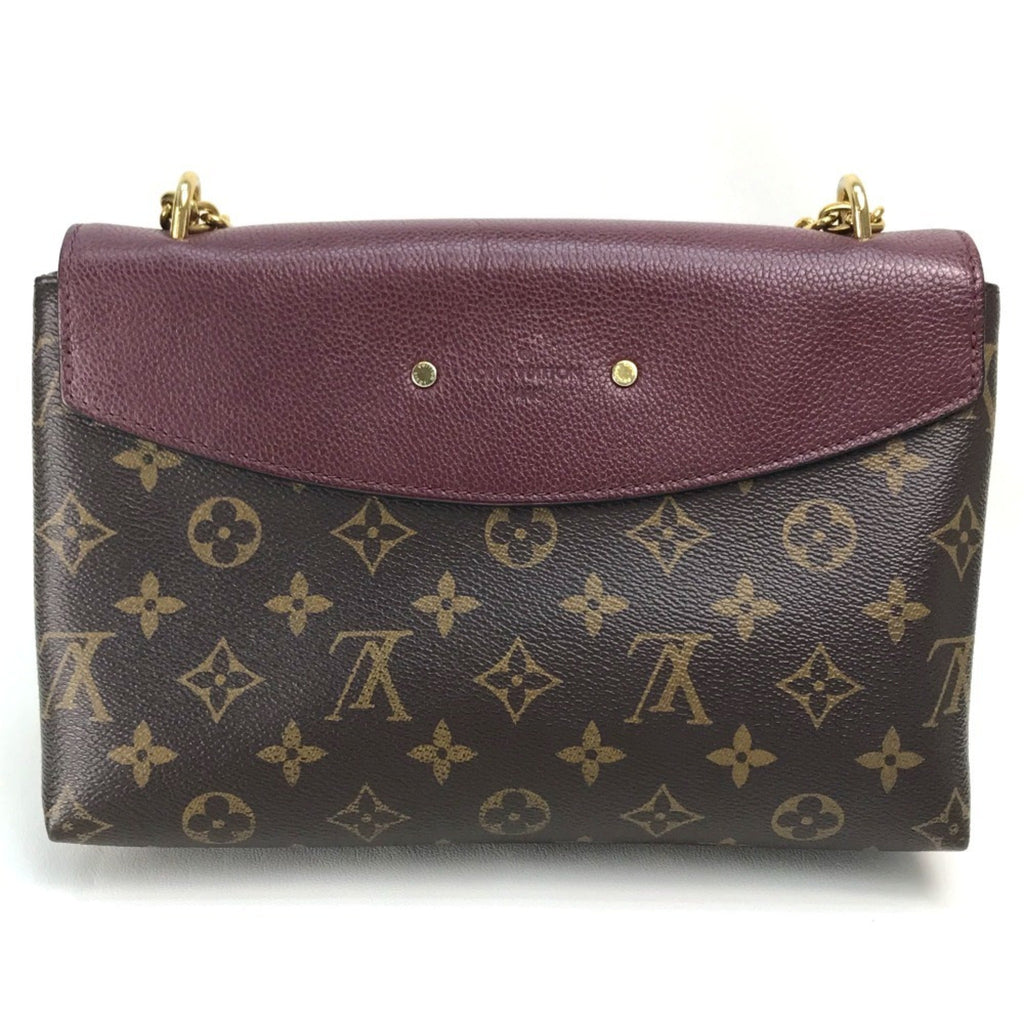 Louis Vuitton Bordeaux Brown Monogram Leather Shoulder Bag (Pre-Owned)