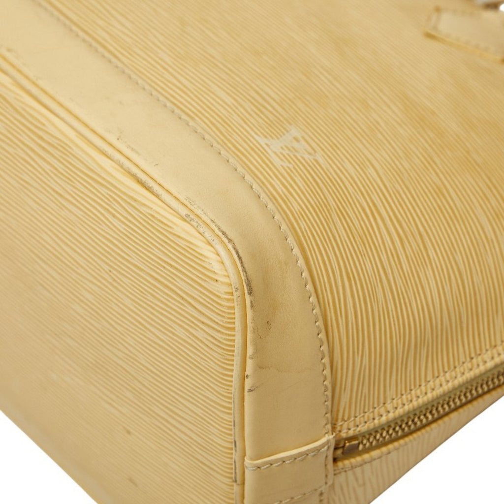 Louis Vuitton Yellow Leather Handbag (Pre-Owned)