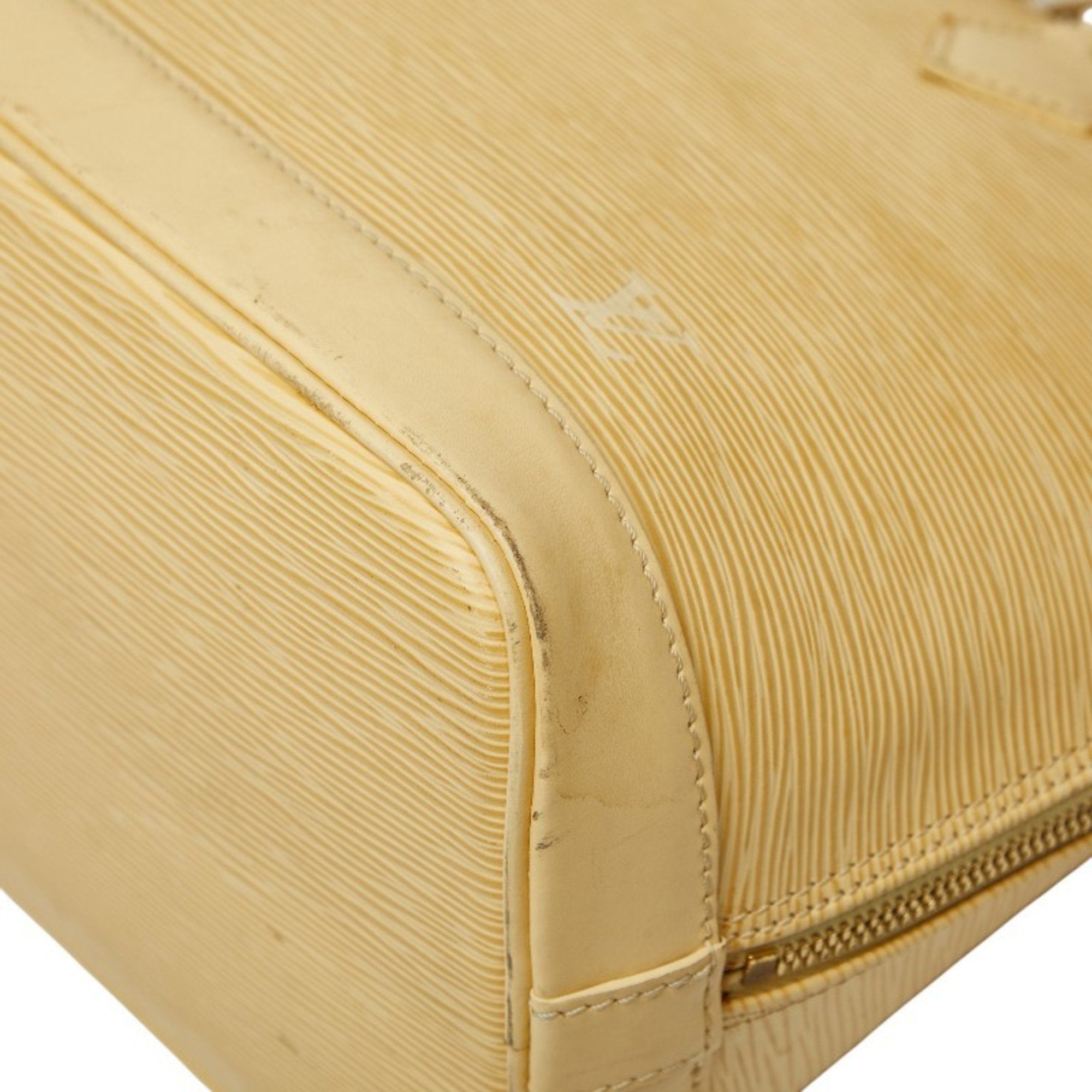 Louis Vuitton Yellow Leather Handbag (Pre-Owned)