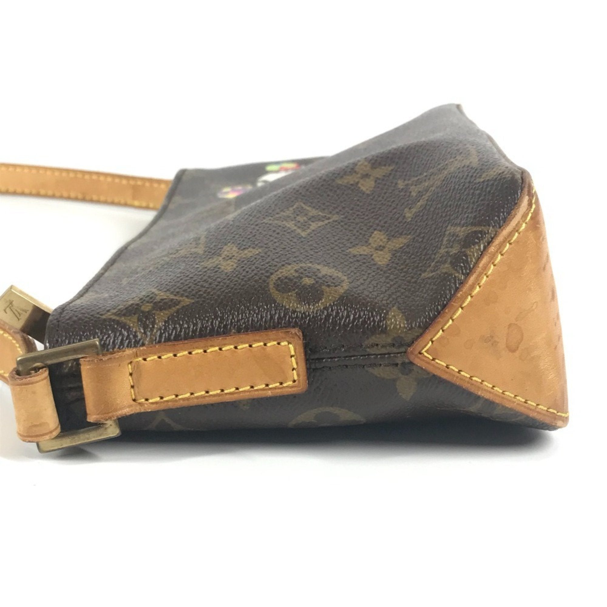 Louis Vuitton Brown Monogram Panda Multi-Color Monogram Pochette Shoulder Bag (Pre-Owned)