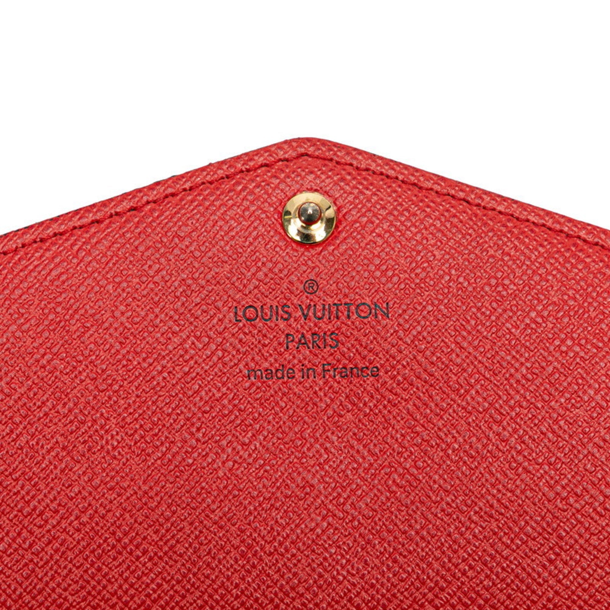 Louis Vuitton Monogram Brown Pvc Leather Long Wallet (Bi-Fold) (Pre-Owned)