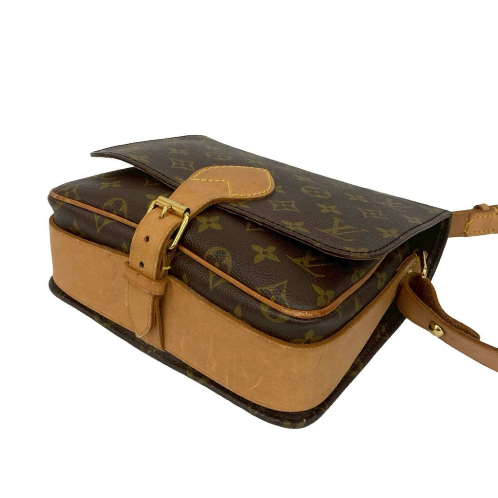 Louis Vuitton Brown Leather Pvc Pochette Shoulder Bag (Pre-Owned)