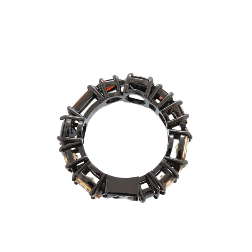 Louis Vuitton Black Metal Band Ring (Pre-Owned)