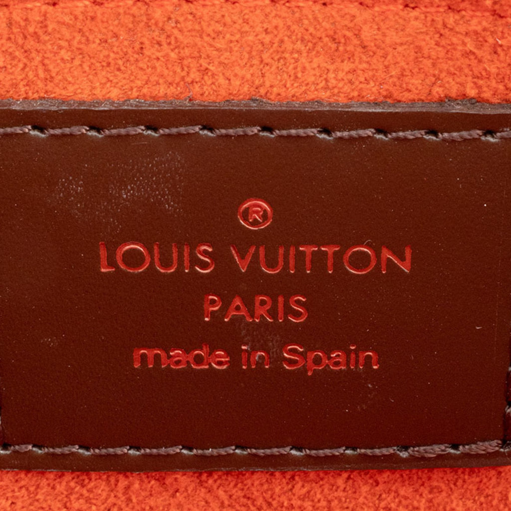 Louis Vuitton Damier Damier Canvas Ebene Handbag (Pre-Owned)