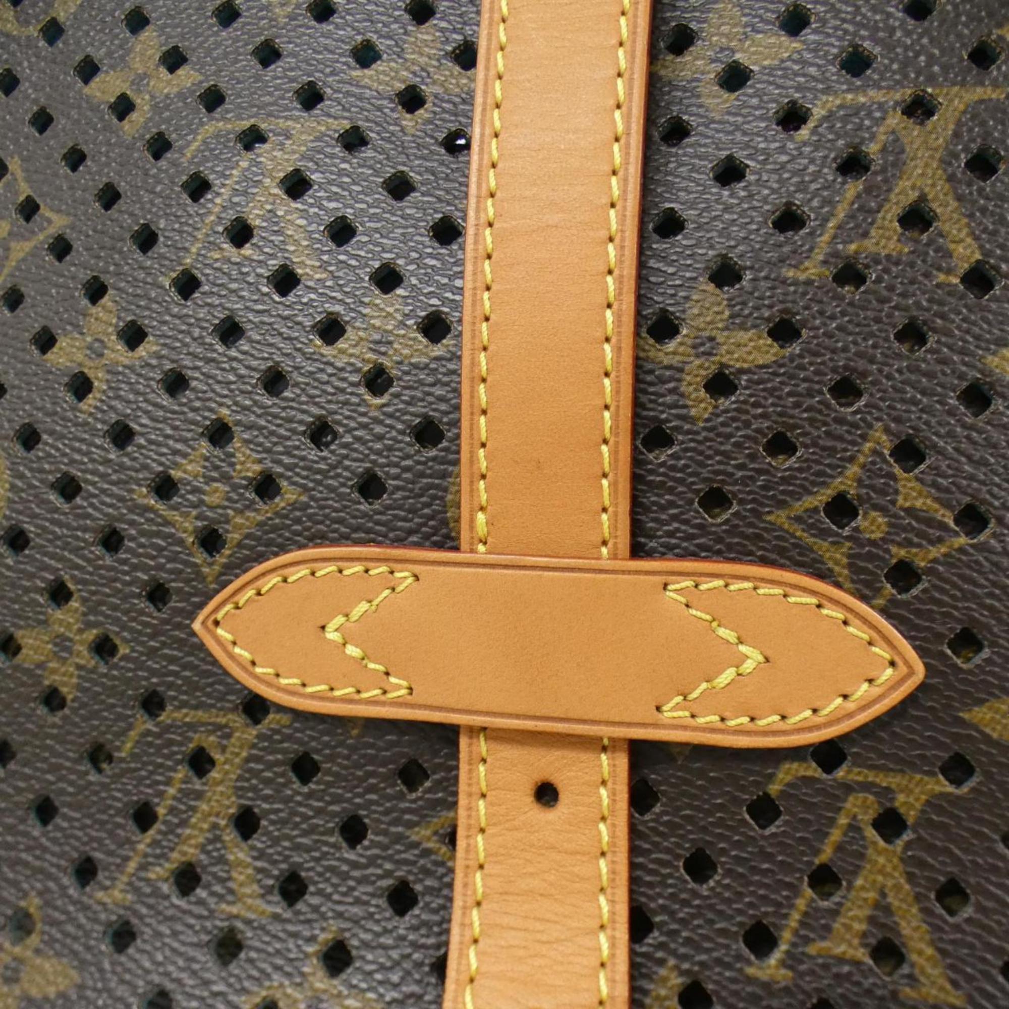 Louis Vuitton Brown Coated Canvas Shoulder Bag (Pre-Owned)