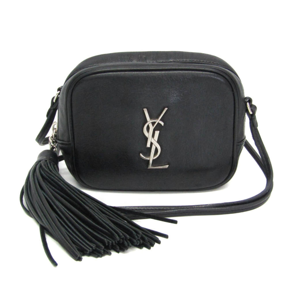 Classic Monogram Blogger Crossbody Bag Leather Small