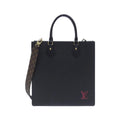 Louis Vuitton Black Leather Handbag (Pre-Owned)