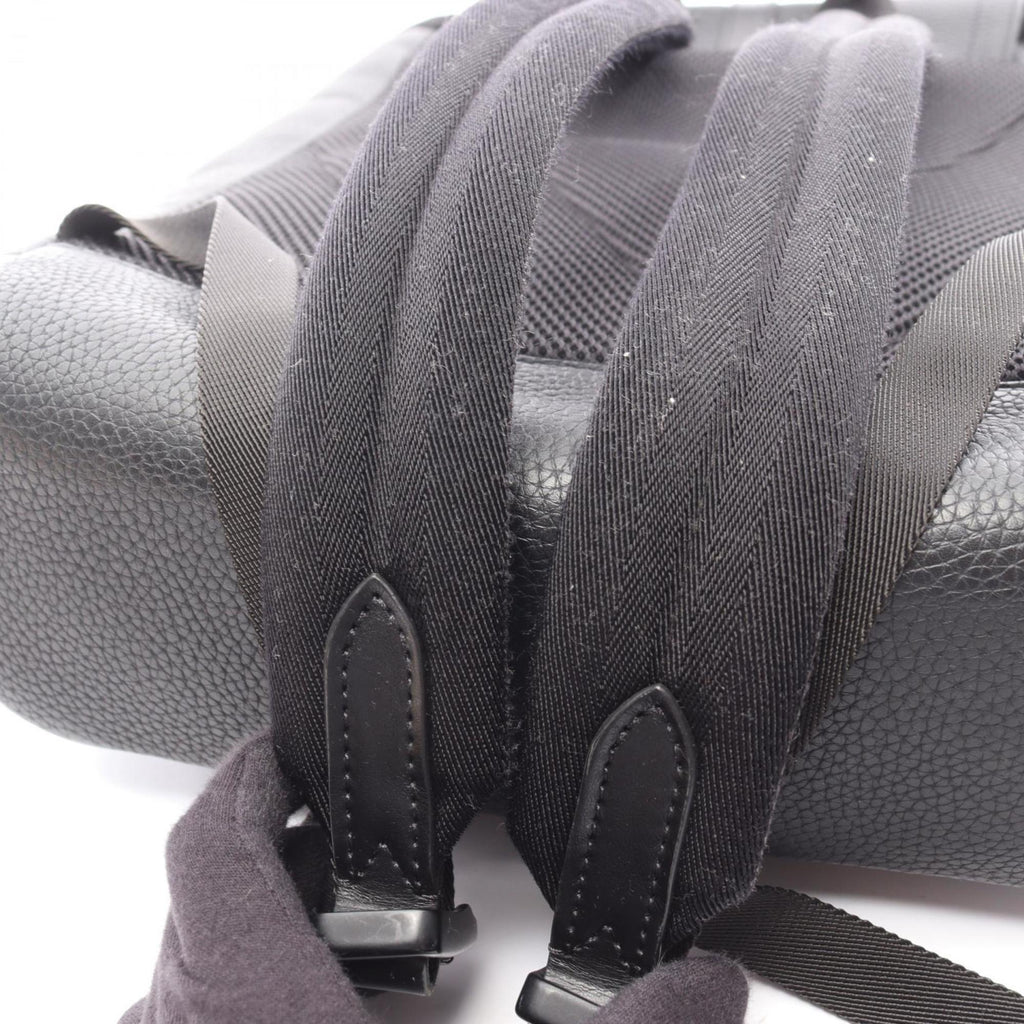 Louis Vuitton Black Leather Backpack (Pre-Owned)