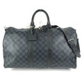 Louis Vuitton Damier Cobalt Navy Canvas Boston Bag Shoulder Bag (Pre-Owned)