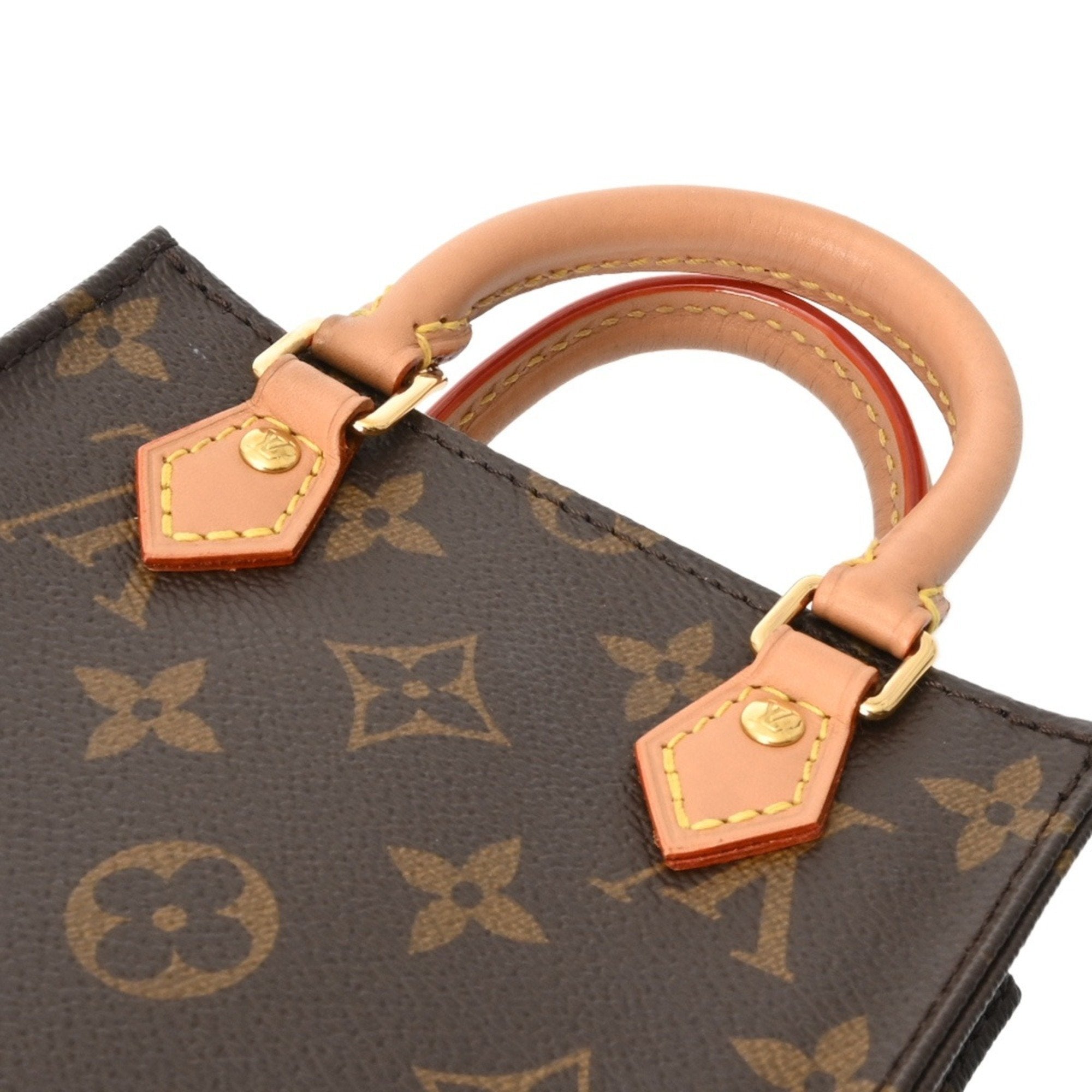 Louis Vuitton Brown Monogram Canvas Handbag (Pre-Owned)