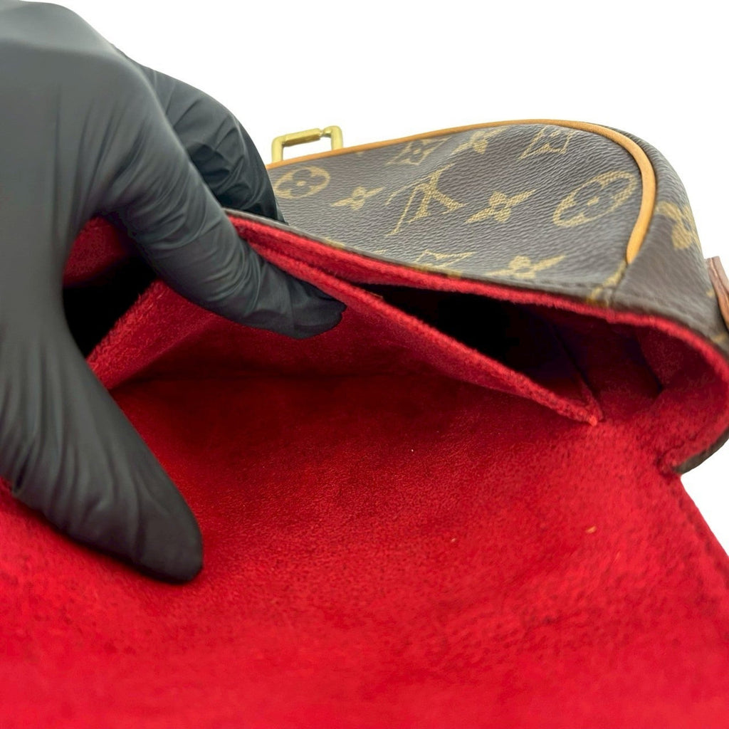 Louis Vuitton Brown Leather Pvc Pochette Shoulder Bag (Pre-Owned)