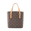 Louis Vuitton Brown Coated Canvas Leather Handbag (Pre-Owned)