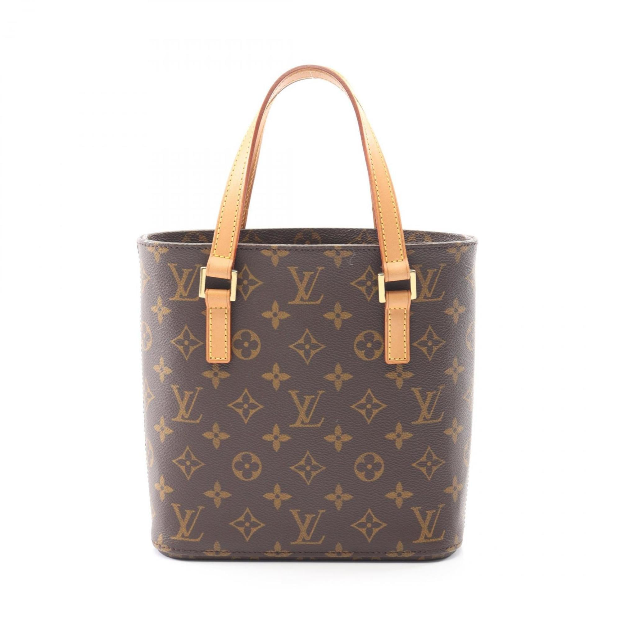 Louis Vuitton Brown Coated Canvas Leather Handbag (Pre-Owned)