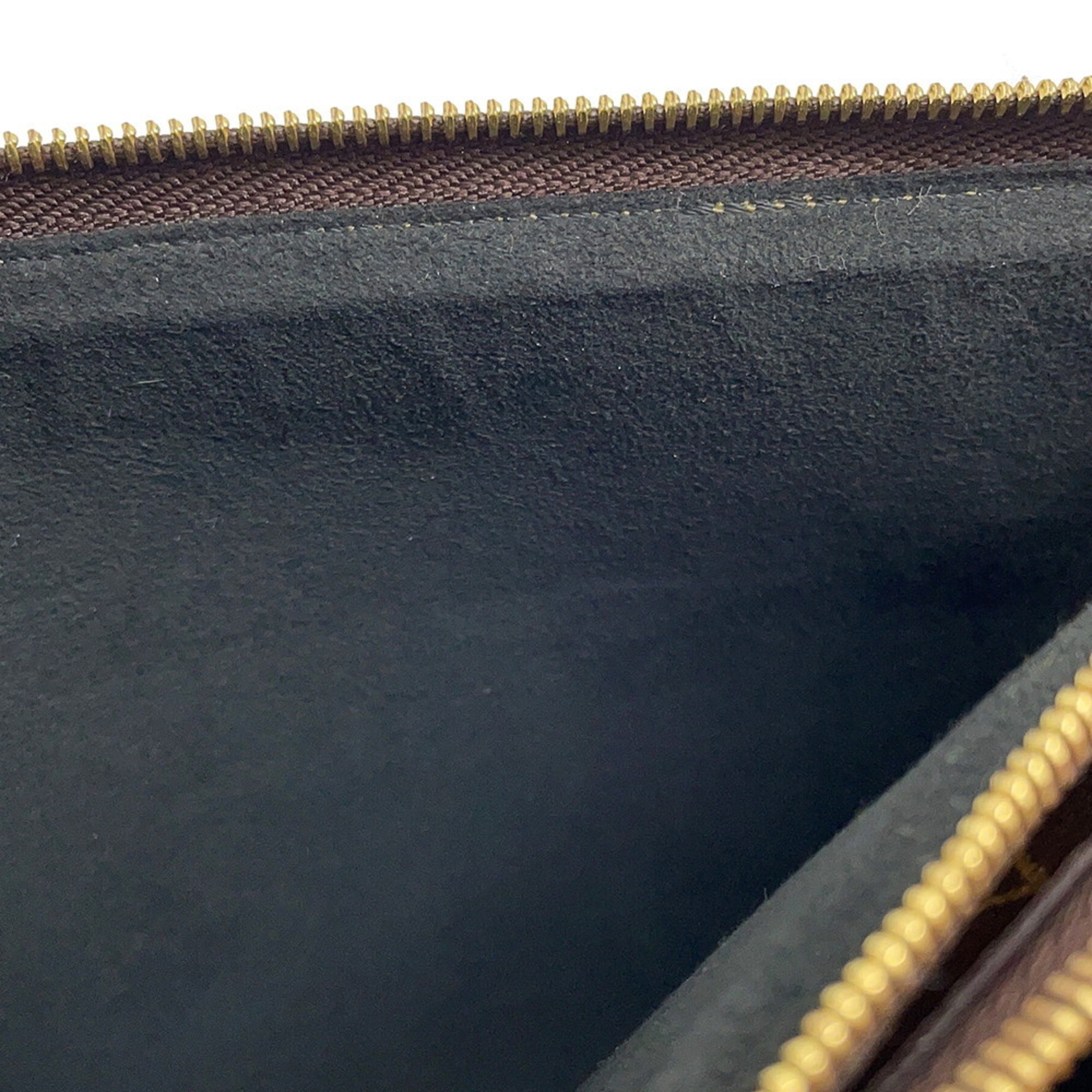 Louis Vuitton Noir Monogram Pochette Shoulder Bag (Pre-Owned)