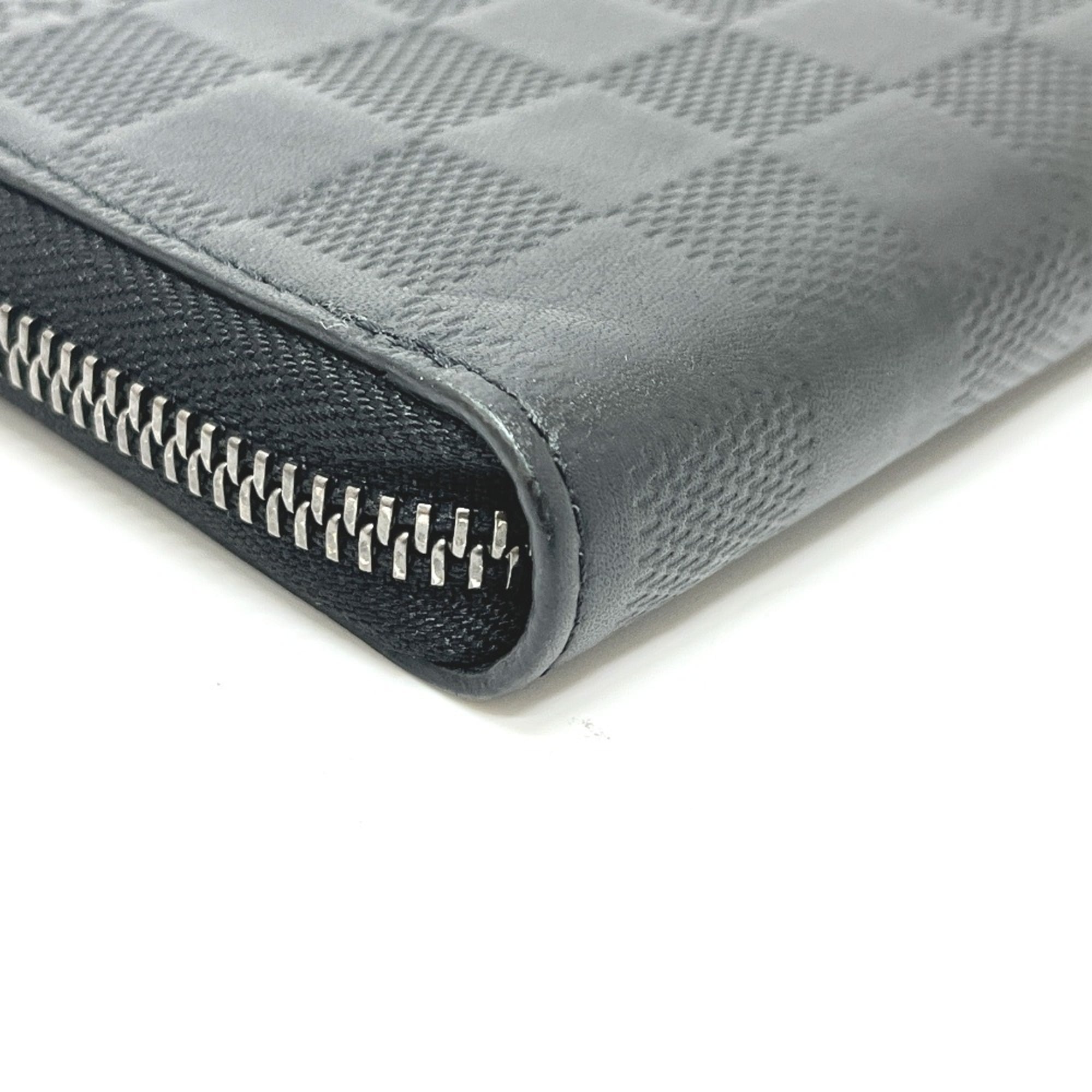 Louis Vuitton Black Damier Infini Long Wallet (Bi-Fold) (Pre-Owned)
