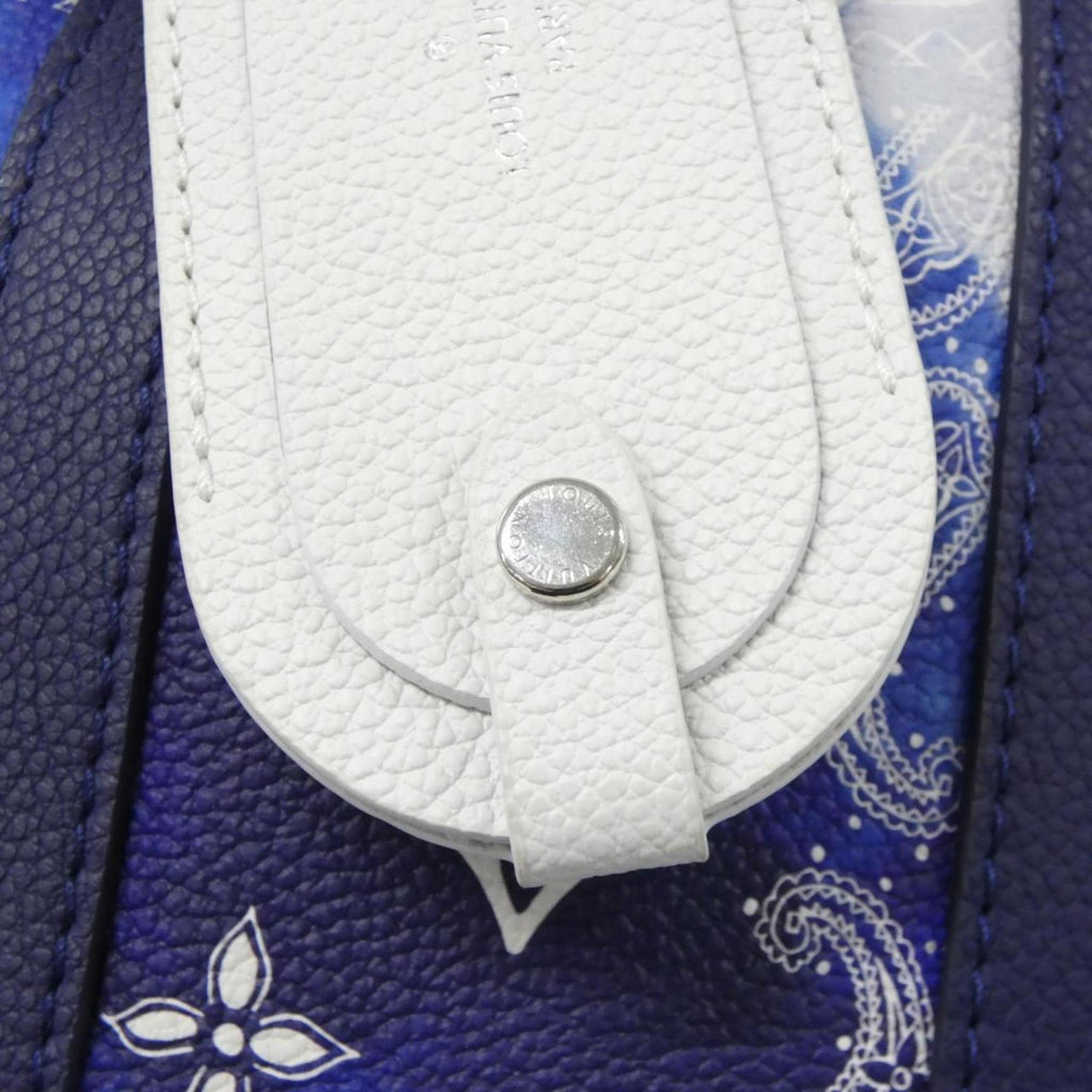 Louis Vuitton Blue Leather Shoulder Bag (Pre-Owned)