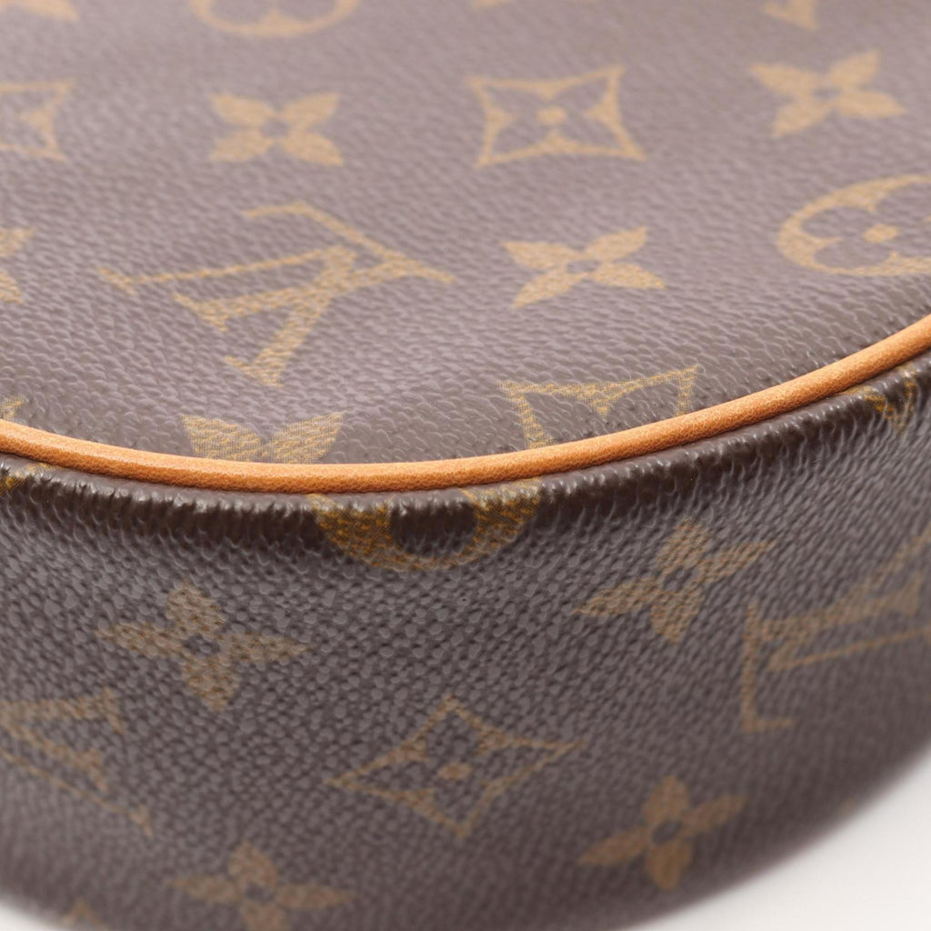 Louis Vuitton Brown Monogram Coated Canvas Leather Shoulder Bag (Pre-Owned)