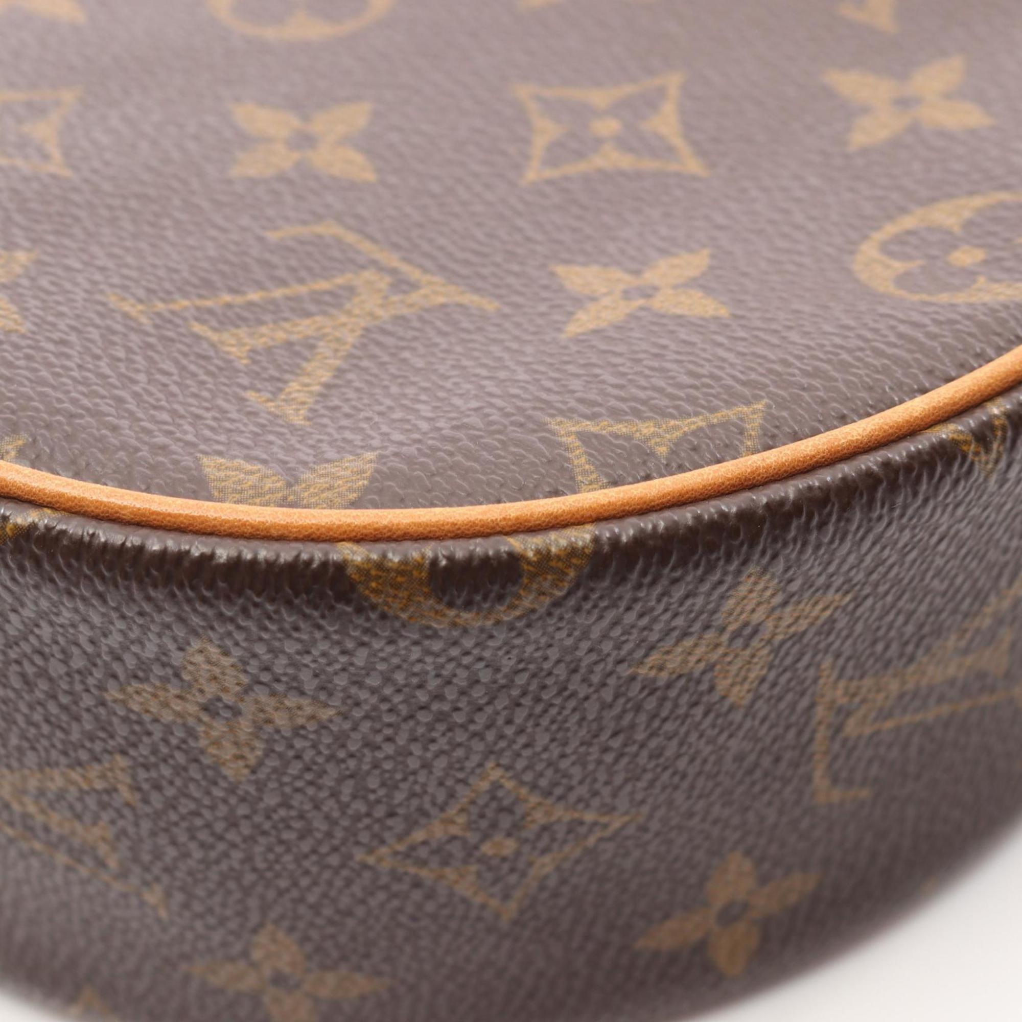 Louis Vuitton Brown Monogram Coated Canvas Leather Shoulder Bag (Pre-Owned)
