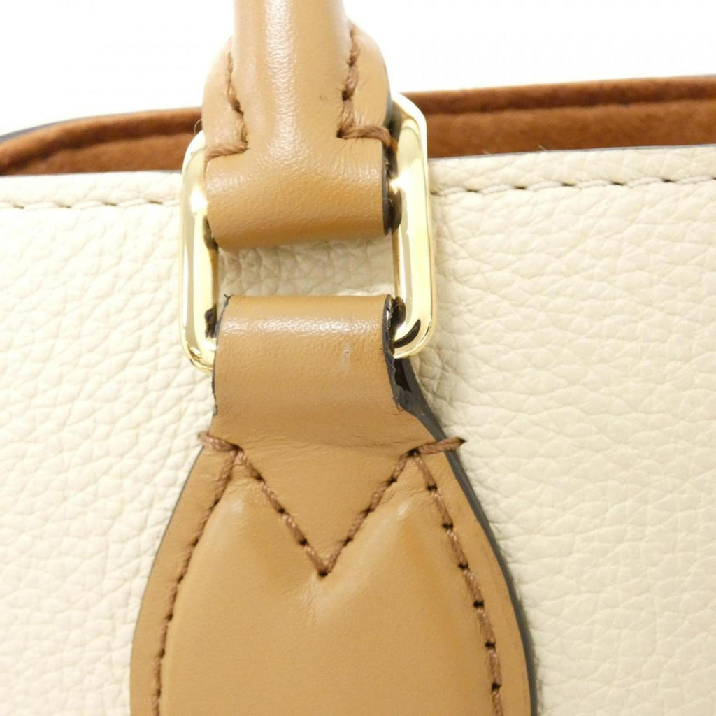 Louis Vuitton Camel Leather Coated Canvas Handbag (Pre-Owned)