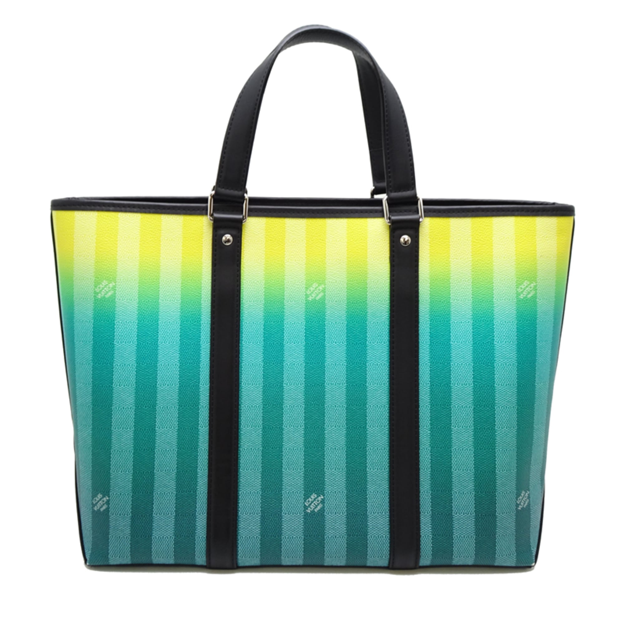 Louis Vuitton Green Damier Canvas Boston Bag (Pre-Owned)