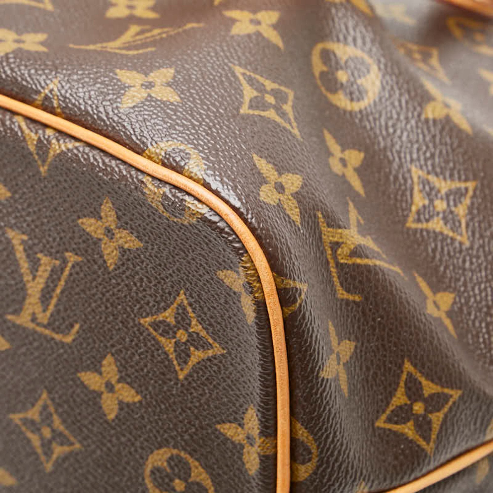 Louis Vuitton Brown Pvc Leather Handbag Shoulder Bag (Pre-Owned)