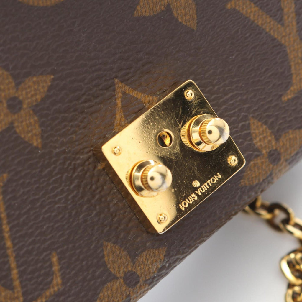 Louis Vuitton Brown Monogram Leather Handbag (Pre-Owned)