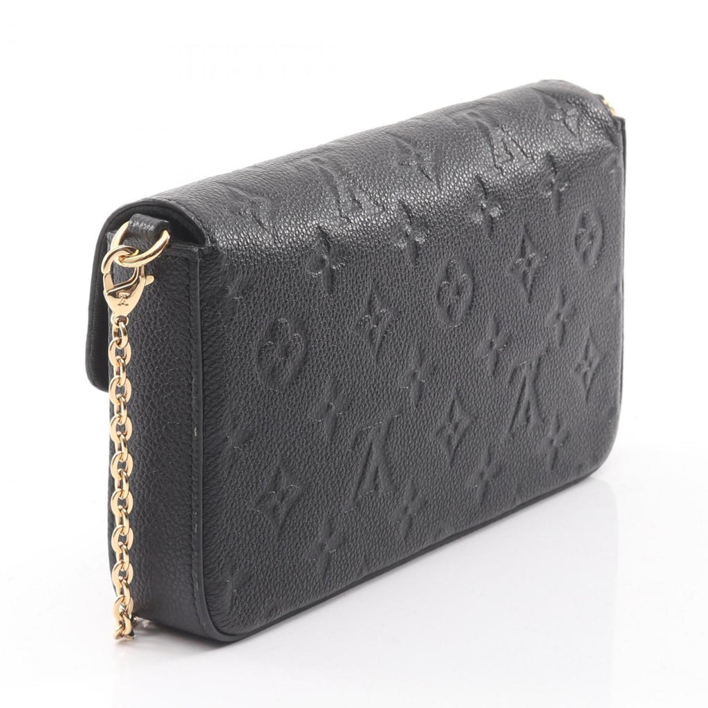 Louis Vuitton Black Noir Monogram Empreinte Pochette Shoulder Bag (Pre-Owned)