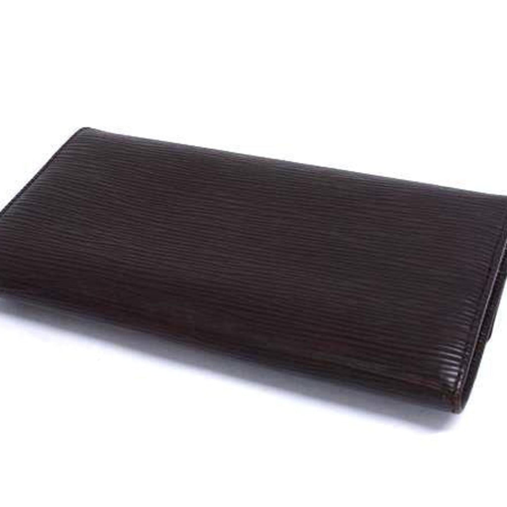 Louis Vuitton Epi Brown Epi Leather Long Wallet (Bi-Fold) (Pre-Owned)