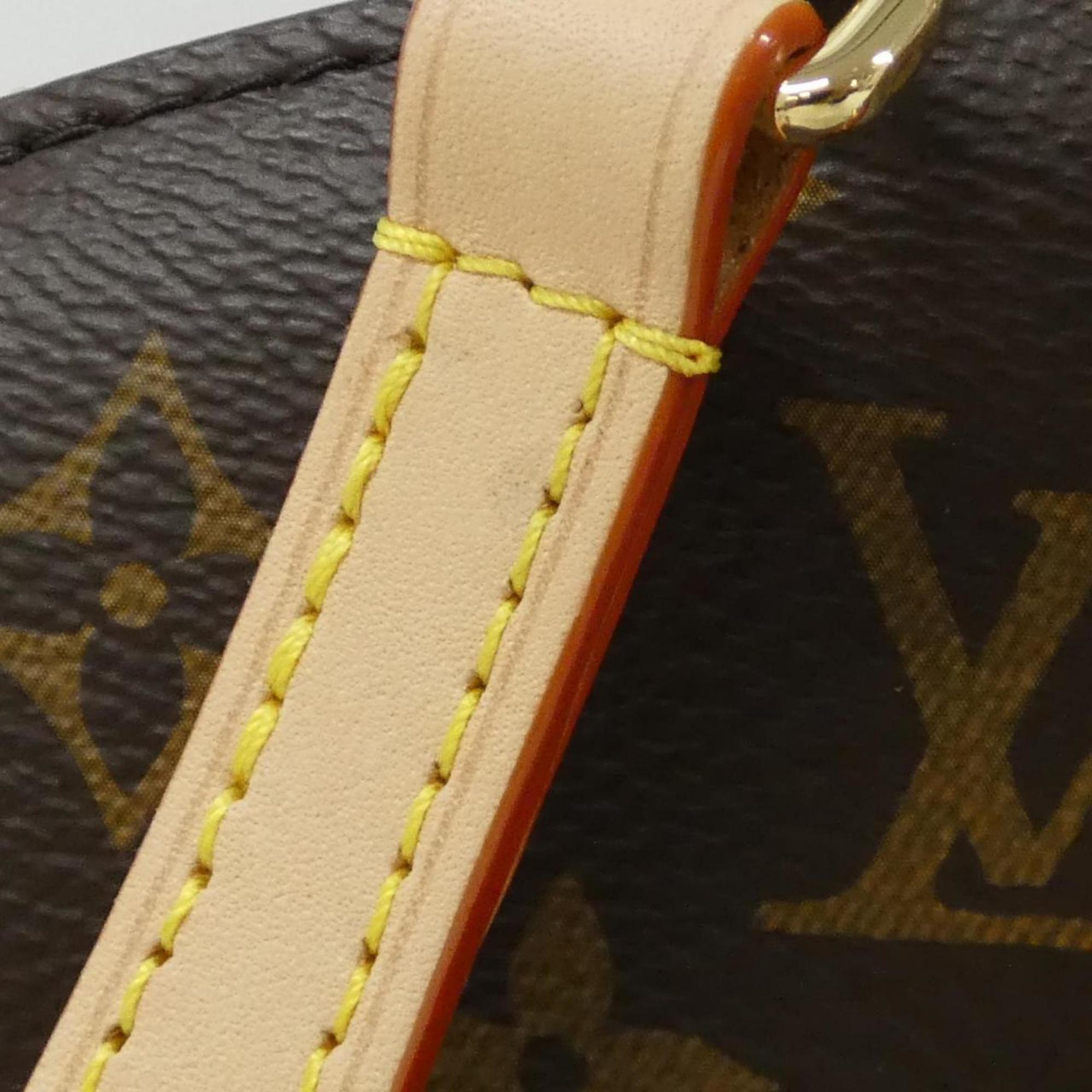 Louis Vuitton Marron Coated Canvas Handbag (Pre-Owned)
