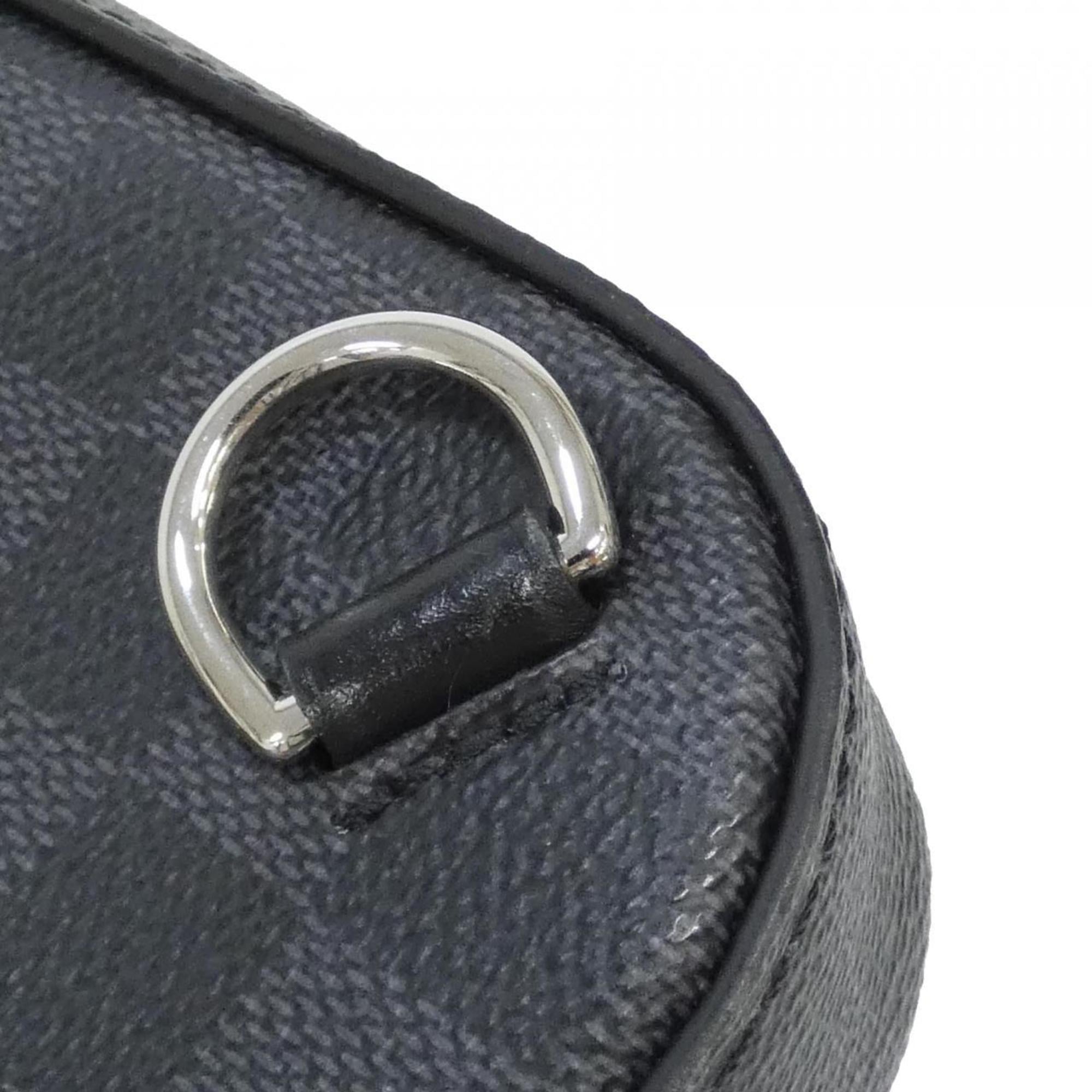Louis Vuitton Damier Graphite Graphite Coated Canvas Shoulder Bag (Pre-Owned)