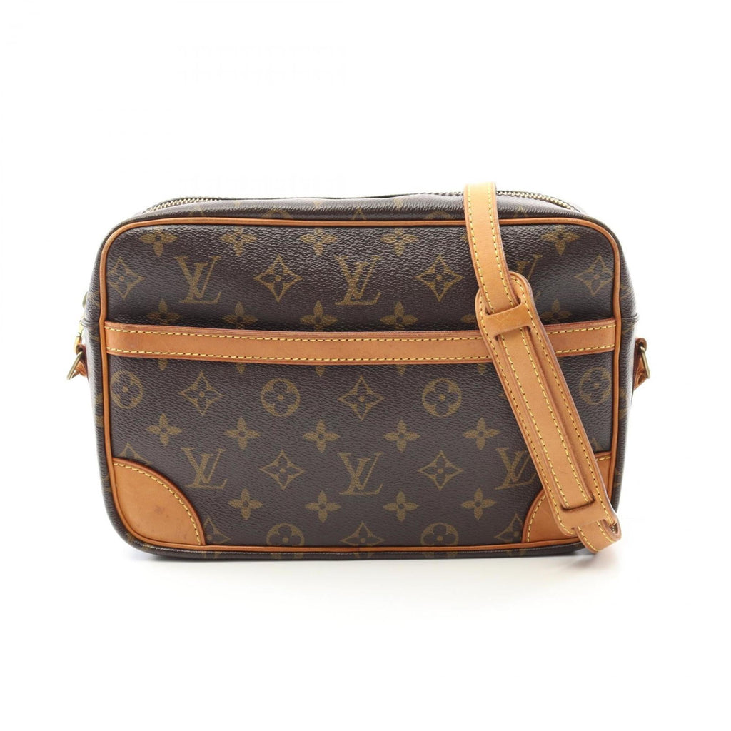 Louis Vuitton Brown Coated Canvas Shoulder Bag (Pre-Owned)