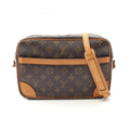 Louis Vuitton Brown Coated Canvas Shoulder Bag (Pre-Owned)