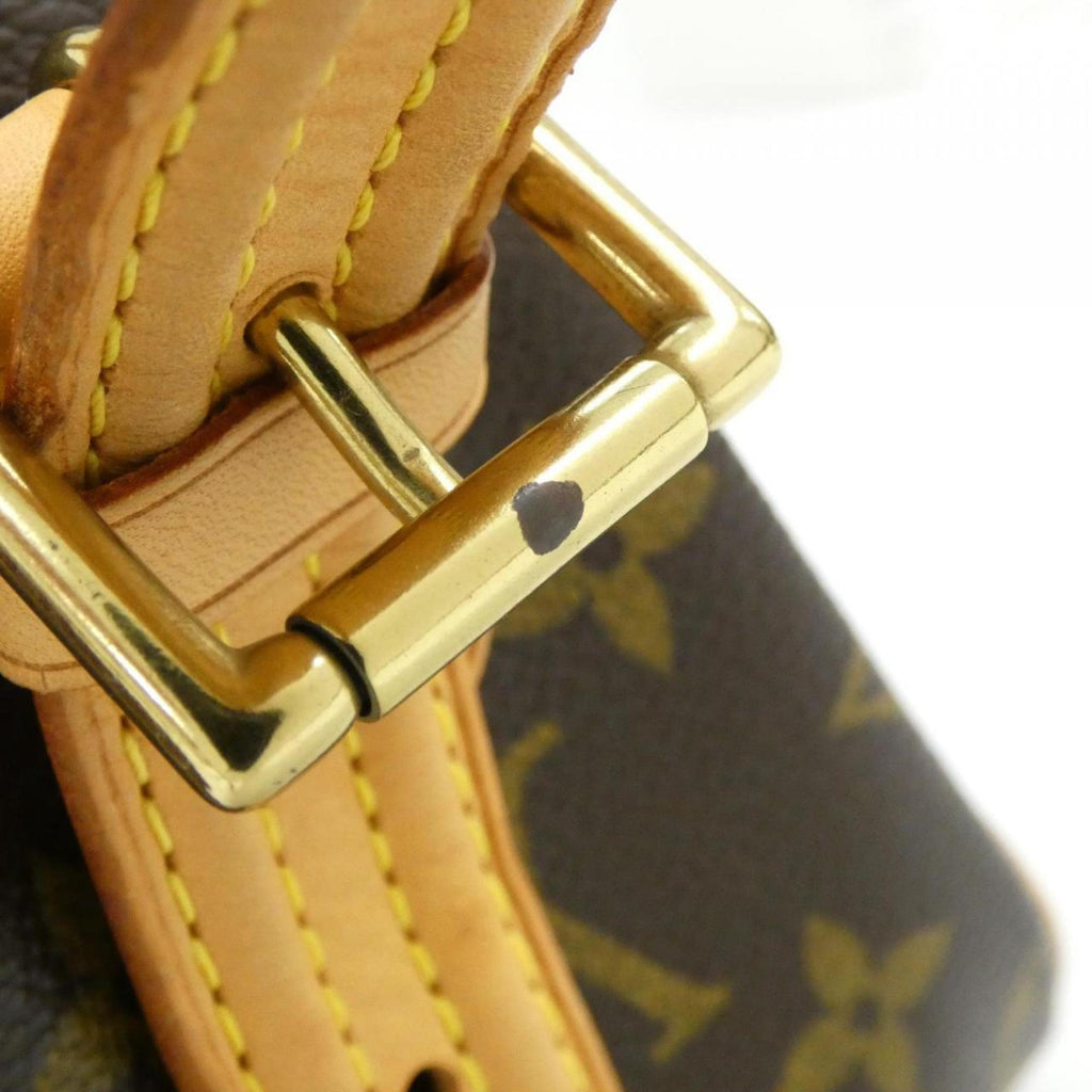 Louis Vuitton Marron Coated Canvas Shoulder Bag (Pre-Owned)