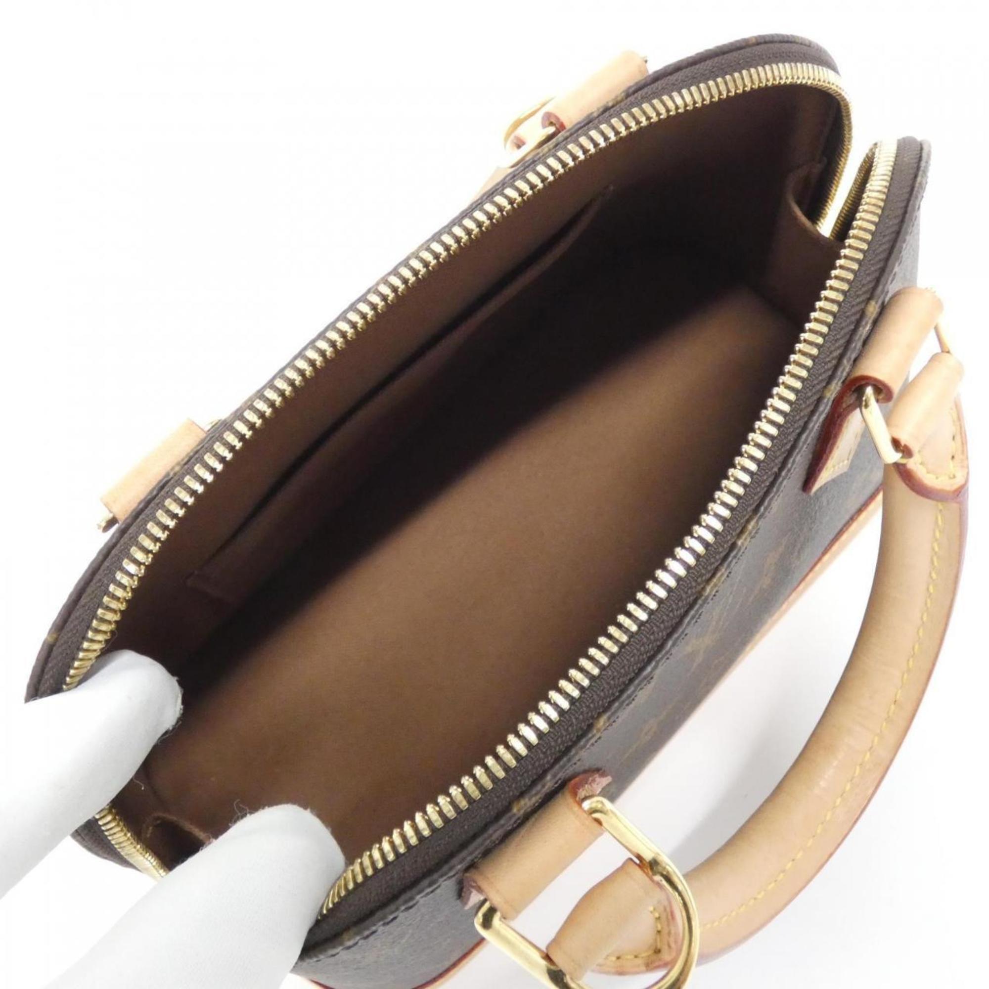 Louis Vuitton Marron Coated Canvas Handbag (Pre-Owned)