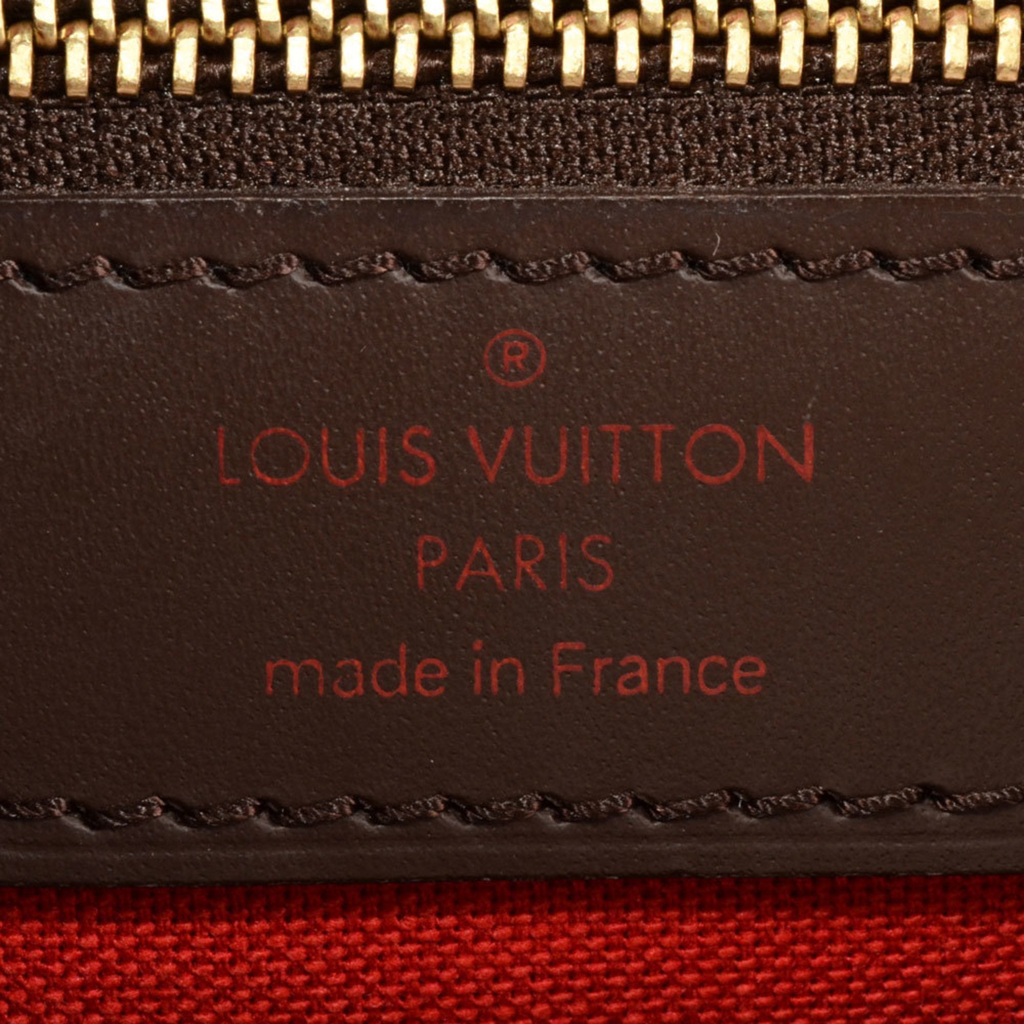 Louis Vuitton Brown Damier Canvas Ebene Damier Canvas Shoulder Bag (Pre-Owned)