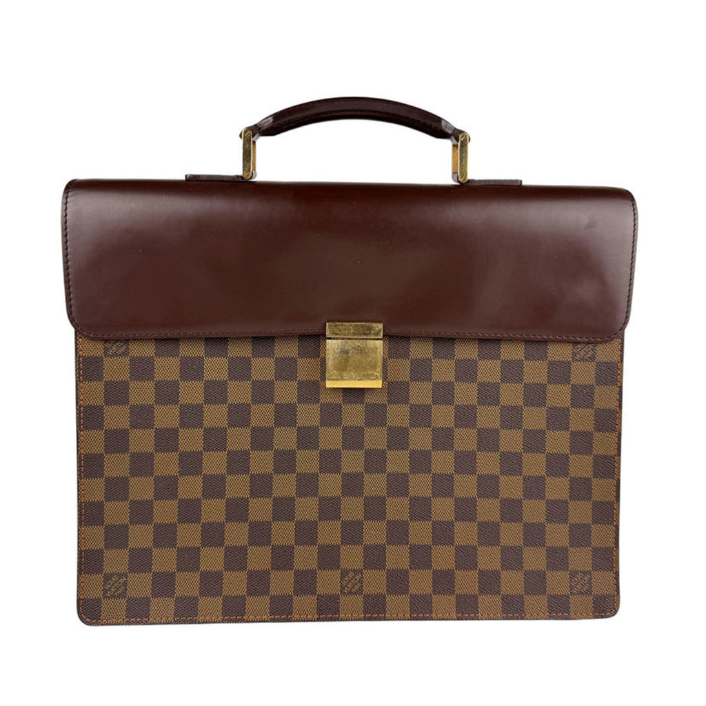 Louis Vuitton Brown Damier Canvas Handbag (Pre-Owned)