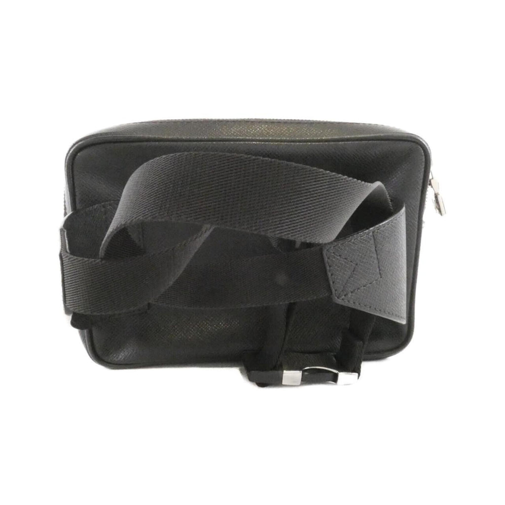 Louis Vuitton Taiga Black Taiga Leather Shoulder Bag (Pre-Owned)