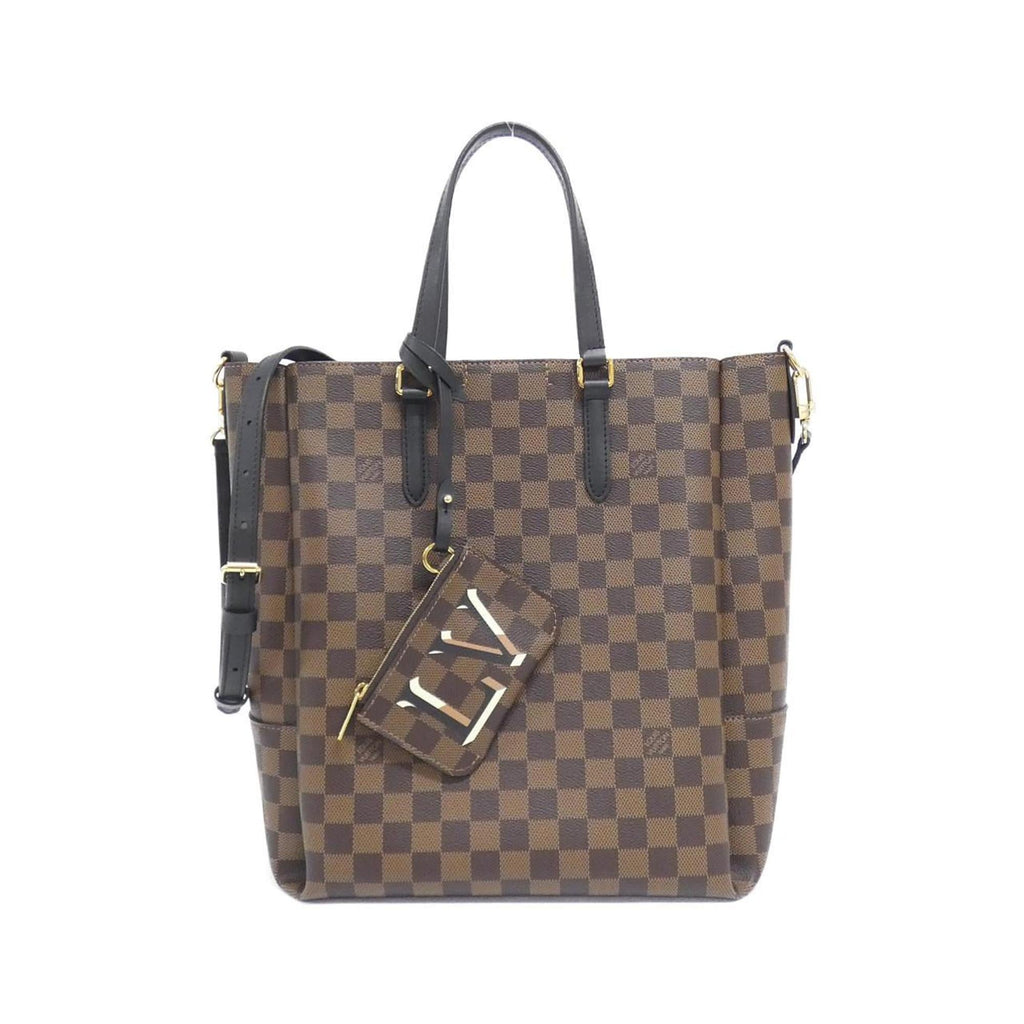Louis Vuitton Brown Coated Canvas Handbag (Pre-Owned)