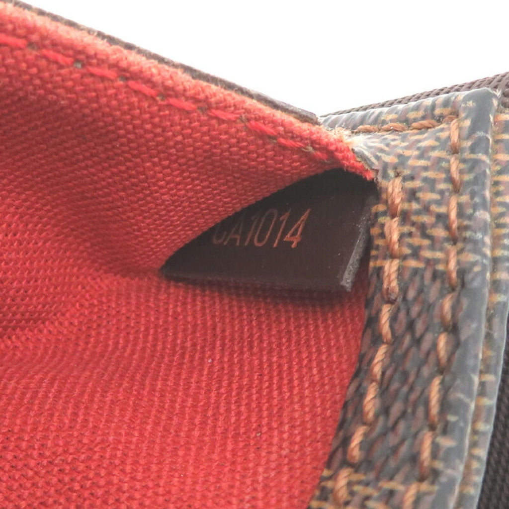 Louis Vuitton Damier Brown Damier Canvas Galle Leather Sling Bag (Pre-Owned)