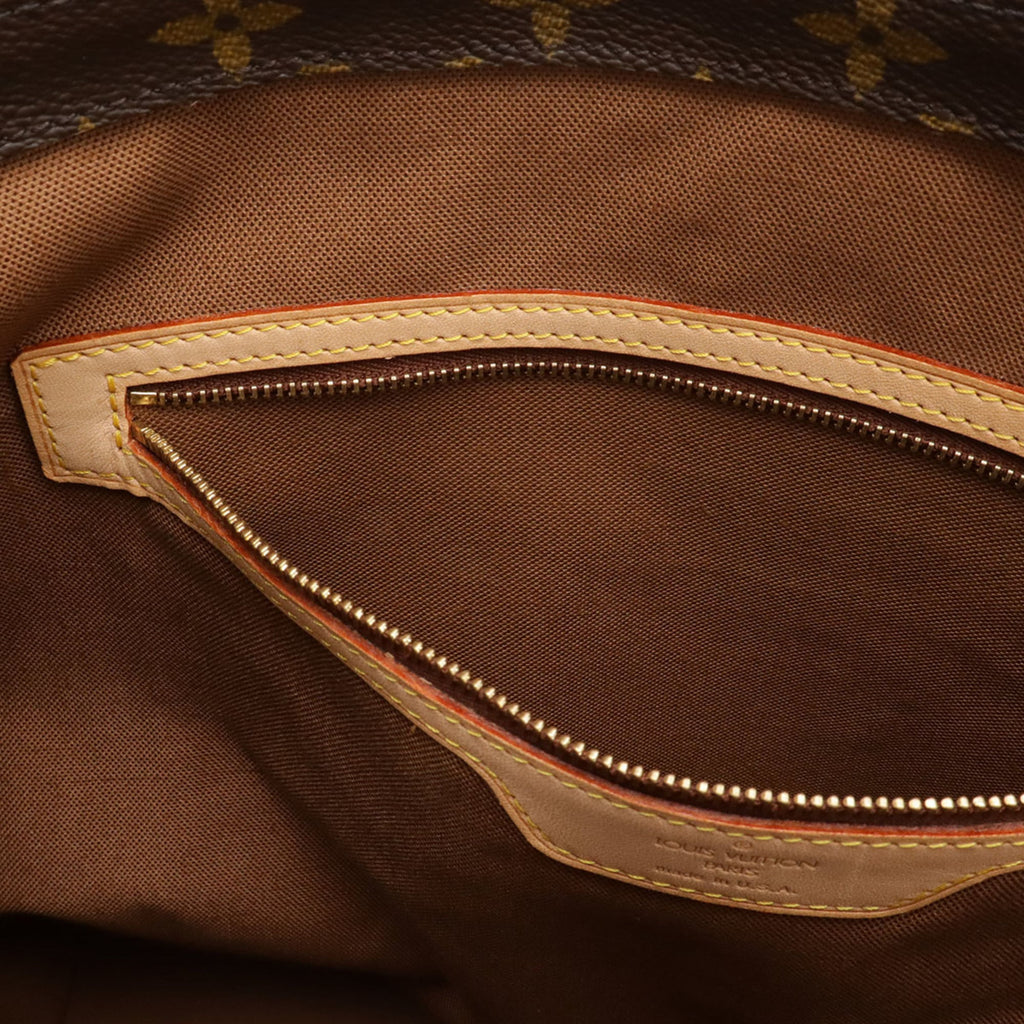 Louis Vuitton Brown Canvas Shoulder Bag Tote Bag (Pre-Owned)