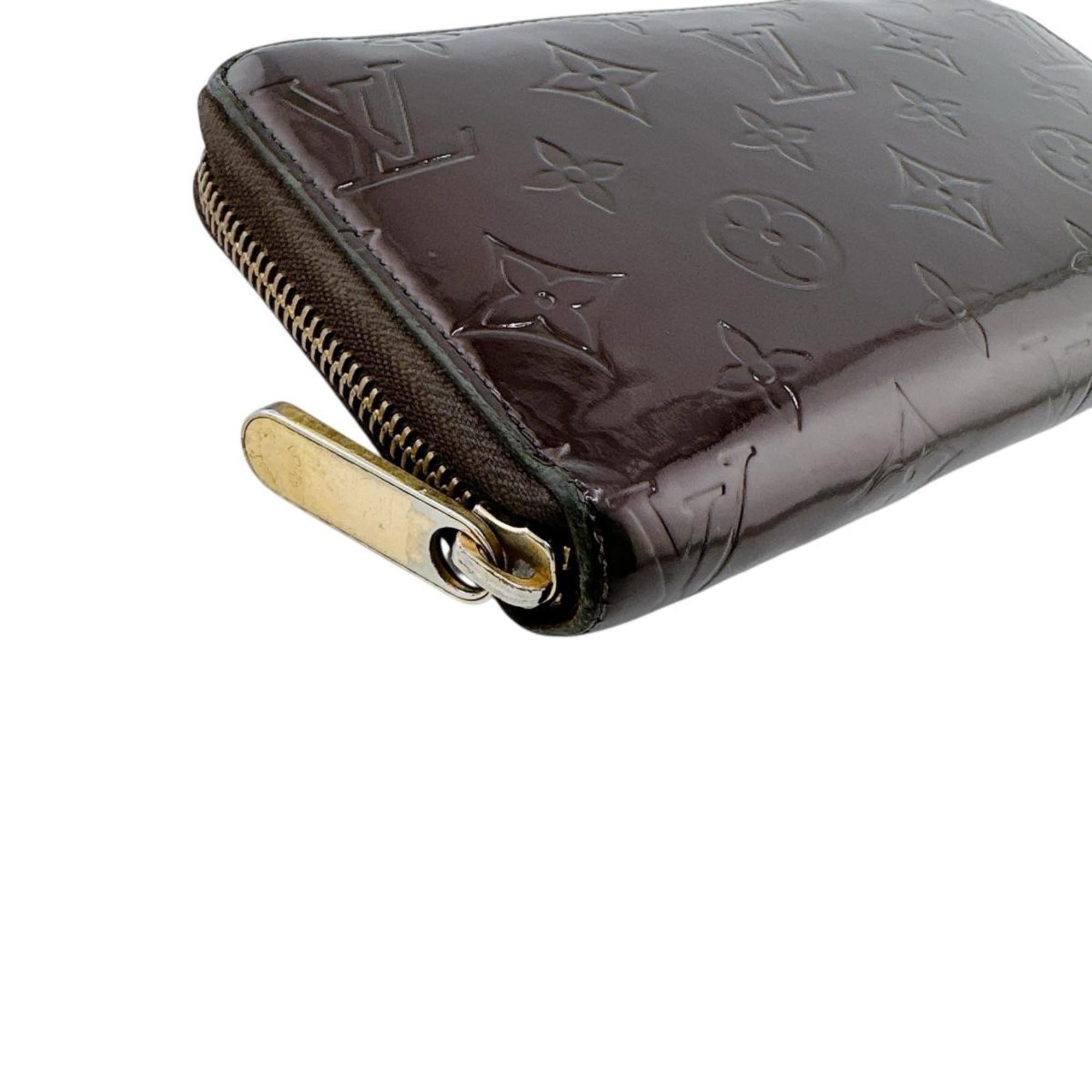 Louis Vuitton Magenta Monogram Vernis Long Wallet (Bi-Fold) (Pre-Owned)