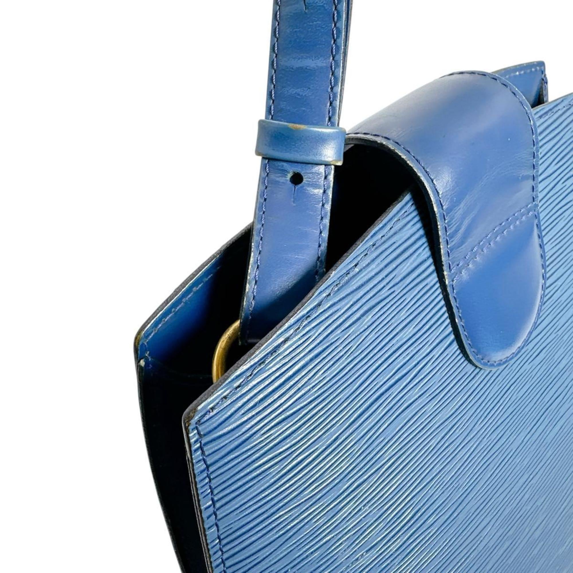 Louis Vuitton Blue Epi Leather Shoulder Bag (Pre-Owned)