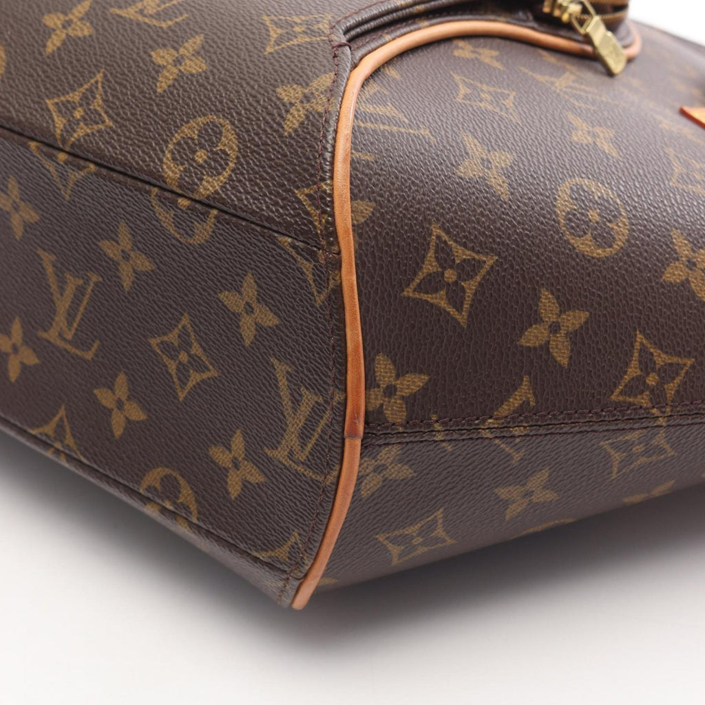 Louis Vuitton Brown Coated Canvas Leather Shoulder Bag (Pre-Owned)