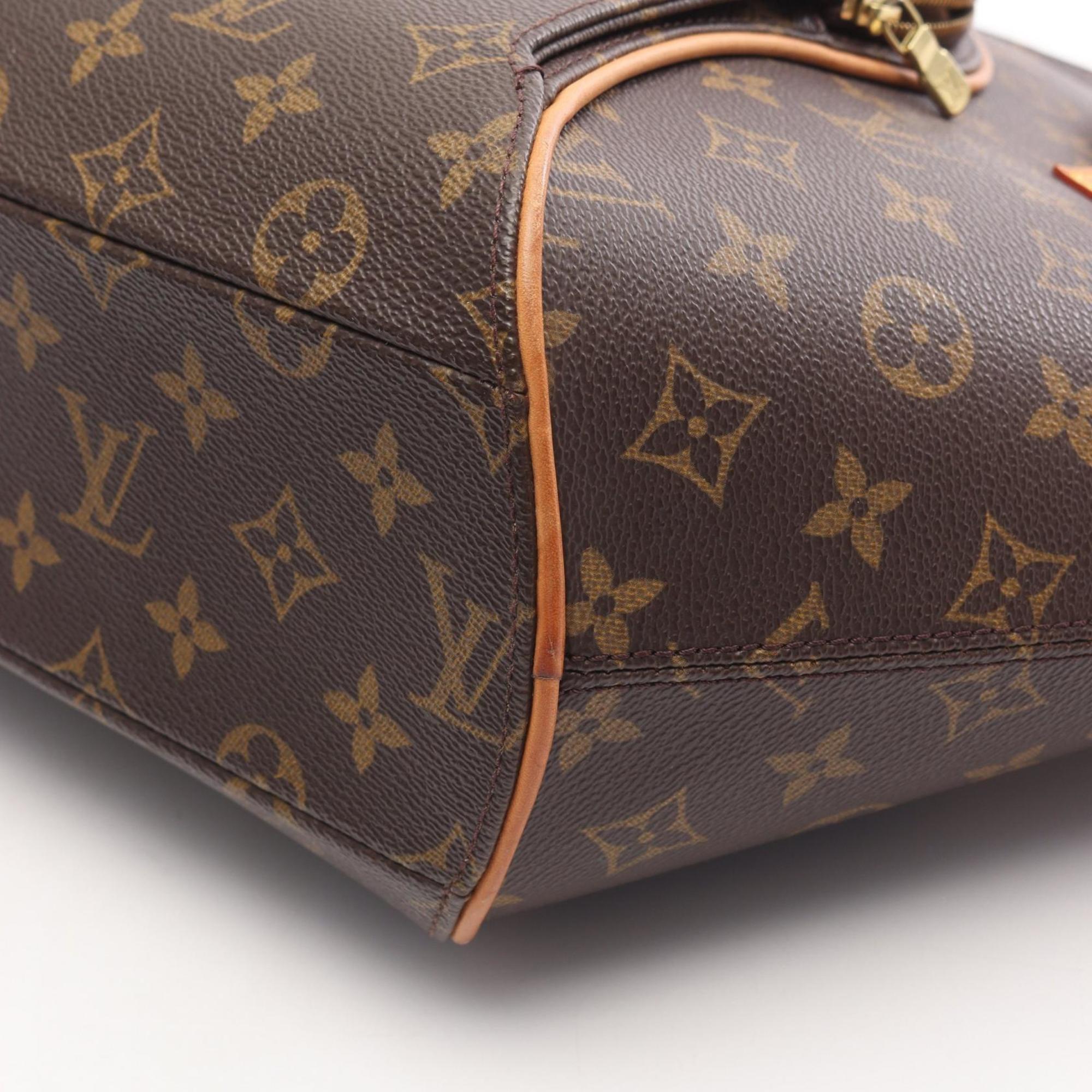 Louis Vuitton Brown Coated Canvas Leather Shoulder Bag (Pre-Owned)