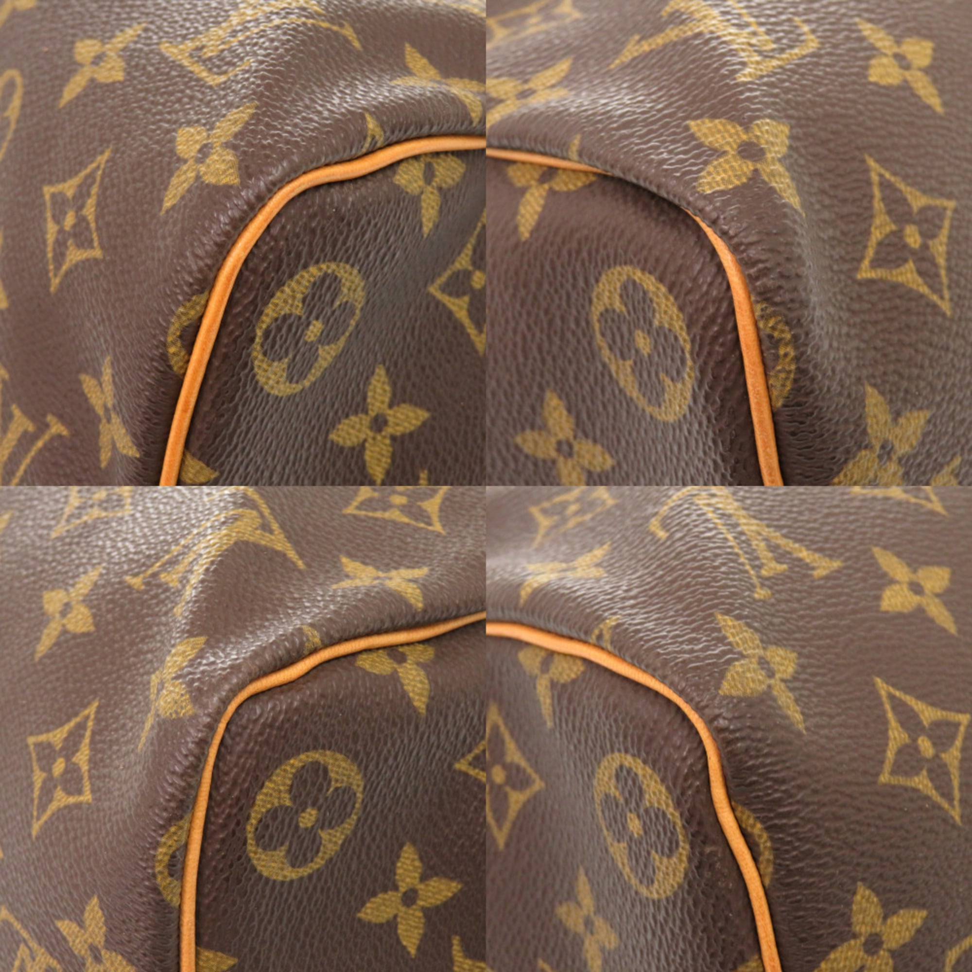 Louis Vuitton Brown Monogram Canvas Boston Bag (Pre-Owned)
