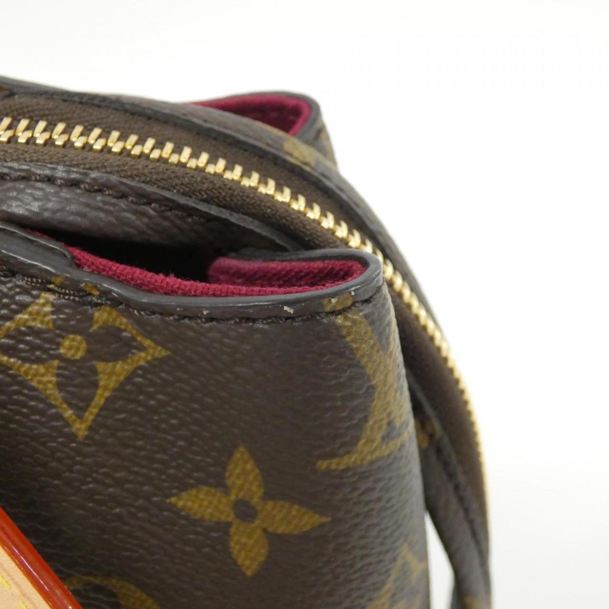 Louis Vuitton Monogram Marron Coated Canvas Handbag (Pre-Owned)