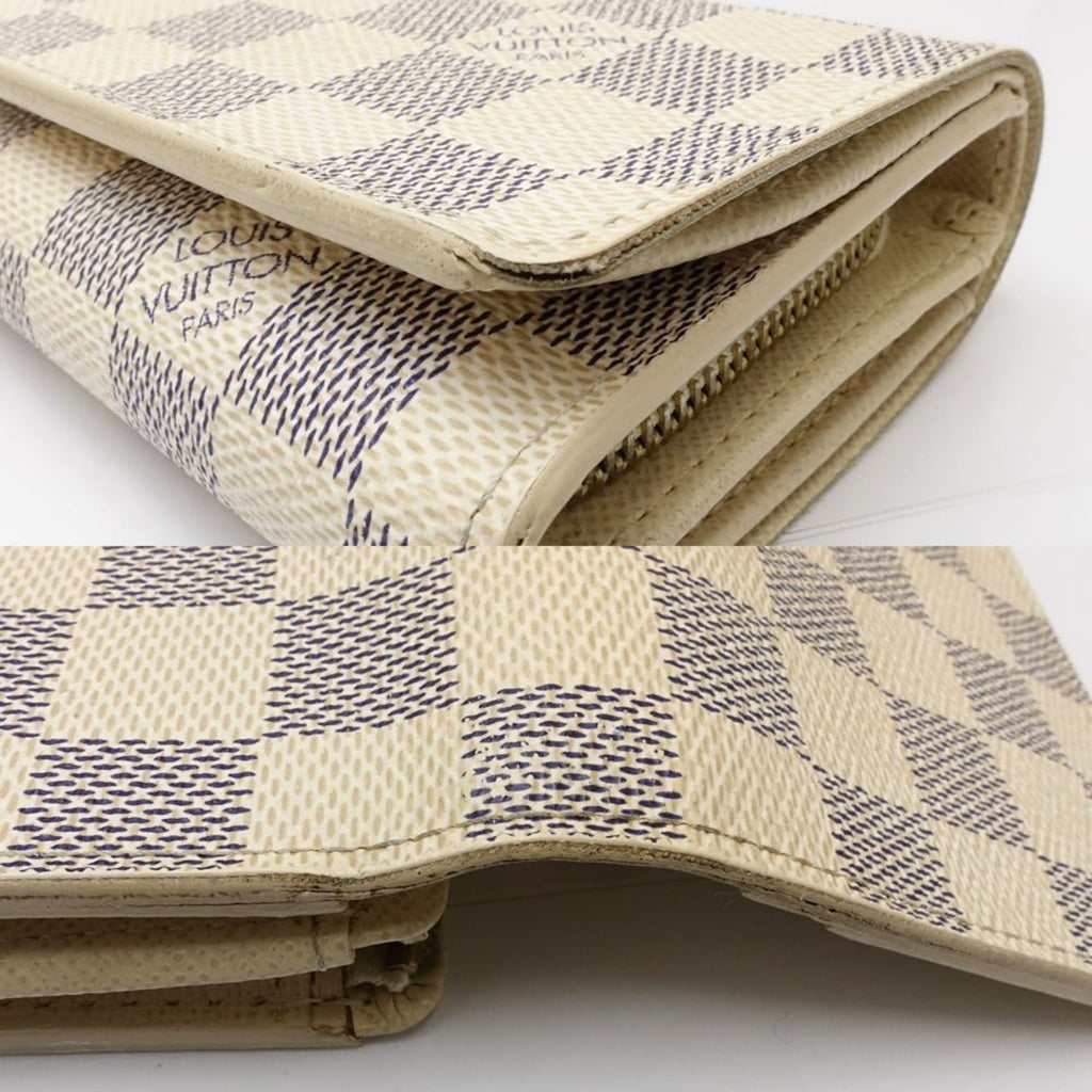 Louis Vuitton Damier Azur Azur Damier Azur Wallet (Bi-Fold) (Pre-Owned)