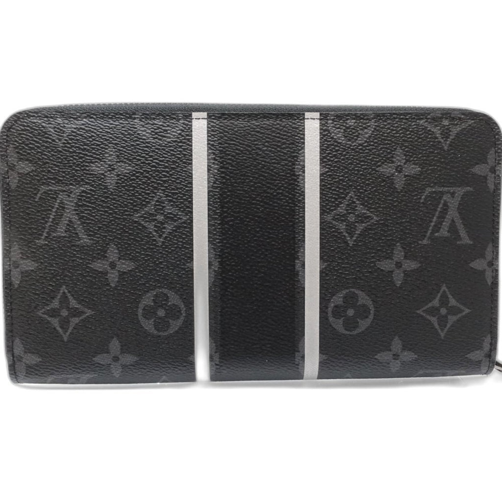 Louis Vuitton Monogram Eclipse Noir Monogram Eclipse Long Wallet (Bi-Fold) (Pre-Owned)